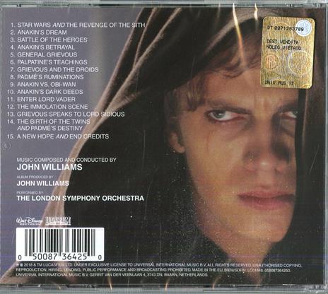 Star Wars. Revenge of the Sith (Colonna sonora) - CD Audio - 2