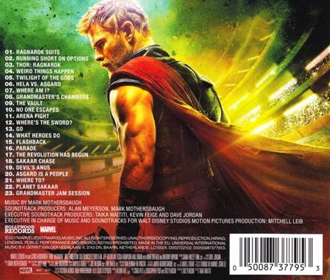 Thor. Ragnarok (Colonna sonora) - CD Audio - 2