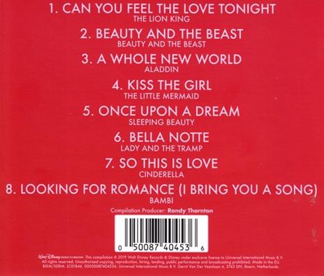 Absolute Disney. Love Songs - CD Audio - 2
