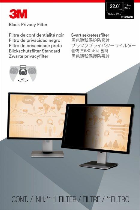 Pellicola protettiva Privacy 3M per schermo 22.0' - 3