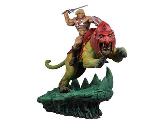 Masters Of The Universe Statua He-man E Battle Cat Classic Deluxe 59 Cm Tweeterhead