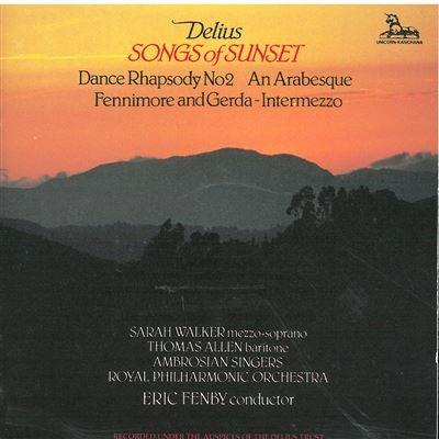 Canzoni del tramonto per soprano e baritono - CD Audio di Frederick Delius,Thomas Allen,Eric Fenby