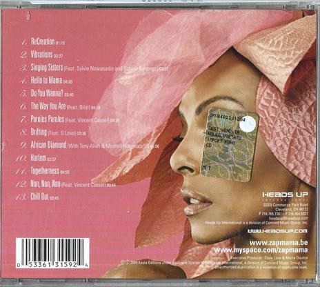 Recreation - CD Audio di Zap Mama - 2
