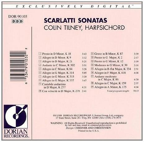 Scarlatti Sonatas - CD Audio di Domenico Scarlatti - 2