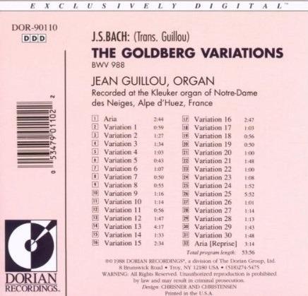 The Goldberg Variations - CD Audio di Johann Sebastian Bach - 2