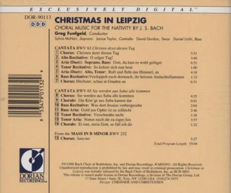 Christmas in Leipzig - CD Audio di Johann Sebastian Bach - 2