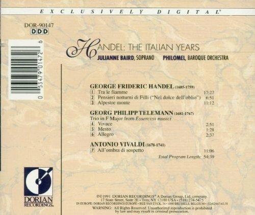 The Italian Years - CD Audio di Georg Friedrich Händel - 2