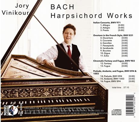Harpsichord Works - CD Audio di Johann Sebastian Bach - 2