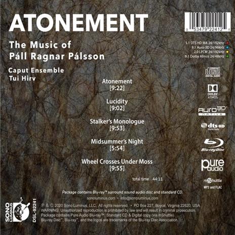 Pall Ragnar Palsson - Atonement (2 Cd) - CD Audio - 2