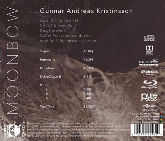 Moonbow - CD Audio di Gunnar Andreas Kristinsson - 2