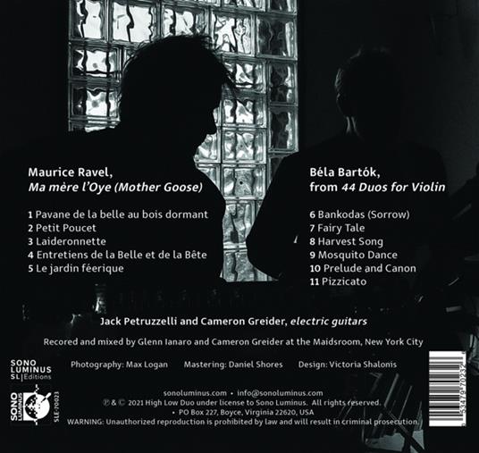 High-Low Duo: Ravel & Bartok - Vinile LP - 2