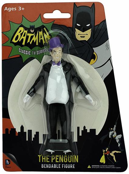 Dc Comics: The Penguin 1966 Bendable Figure