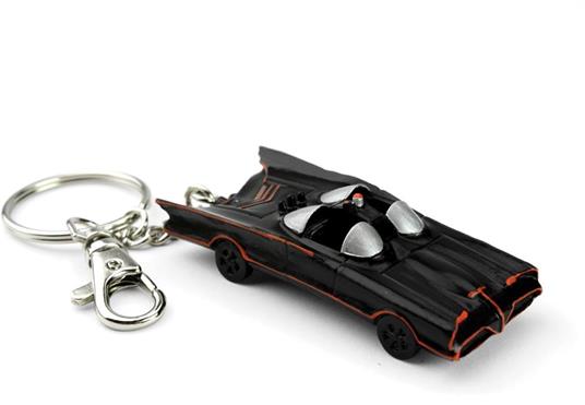 Dc Comics Keychain Portachiavi Batmobile 1966 Bendable Mini Figure - 2