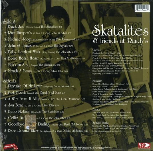 Skatalites and Friends at Randy's - Vinile LP di Skatalites - 2