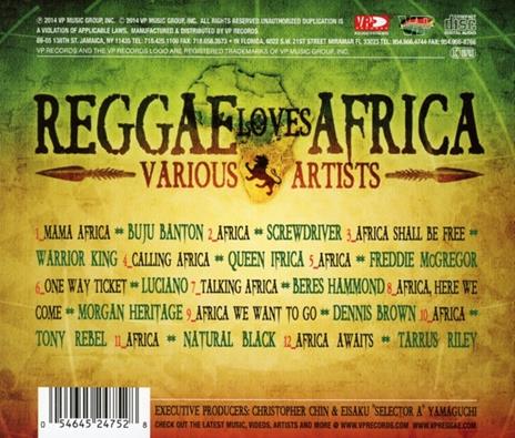 Reggae Loves Africa - CD Audio - 2