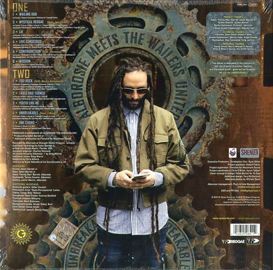 Unbreakable (LP + 7") - Vinile LP + Vinile 7" di Wailers,Alborosie - 2