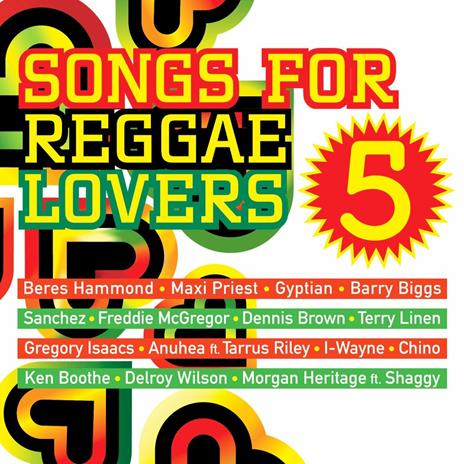 Songs for Reggae Lovers vol.5 - CD Audio