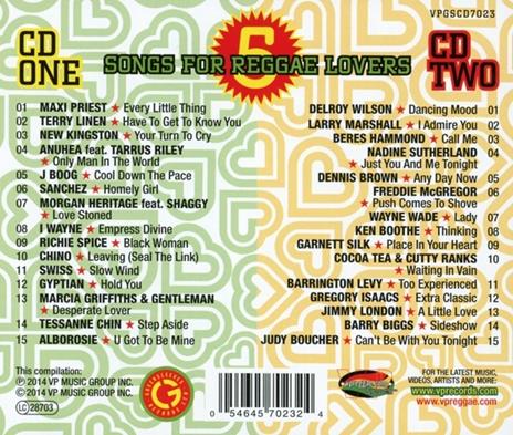 Songs for Reggae Lovers vol.5 - CD Audio - 2