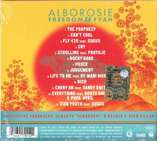 Freedom & Fyah - CD Audio di Alborosie - 2