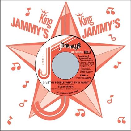 Give The People - Brothers Of Blade - Vinile 7'' di Sugar Minott,Prince Jammy