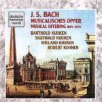 L'offerta musicale (Die Musikalisches Opfer) - CD Audio di Johann Sebastian Bach,Sigiswald Kuijken,Wieland Kuijken,Barthold Kuijken,Robert Kohnen