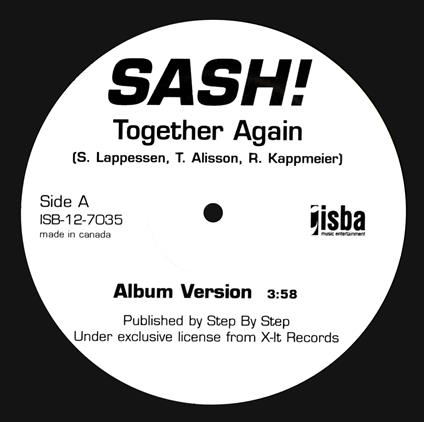 Together Again (2 Mixes) - Vinile LP di Sash!