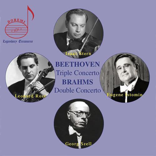 Ludwig Van Beethoven / Johannes Brahms - Triple Concerto / Double Concerto - CD Audio di Isaac Stern,Leonard Rose,Eugene Istomin