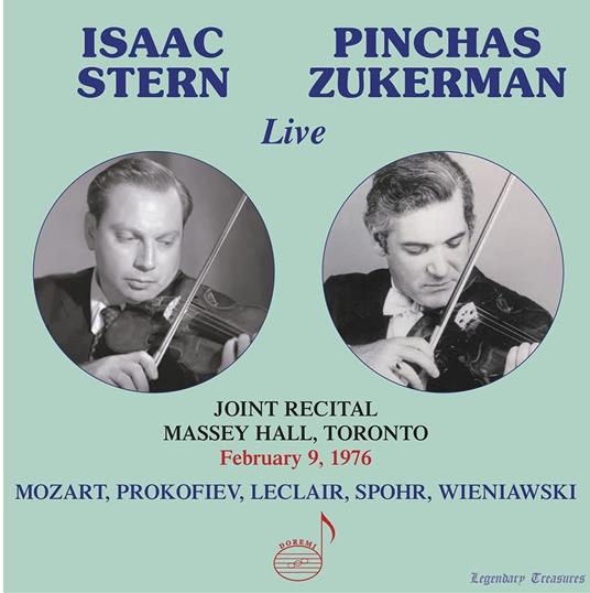 Isaac Stern & Pinchas Zukerman, Live - CD Audio di Isaac Stern