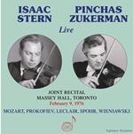Isaac Stern & Pinchas Zukerman, Live