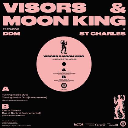 Turning (Inside Out) B-W Out Of Control - Vinile LP di Moon King,Visors