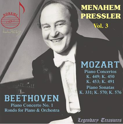 Legendary Treasures: Menahem Pressler Vol. 3 - CD Audio di Menahem Pressler