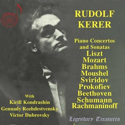 Legendary Treasures: Rudolf Kerer - CD Audio