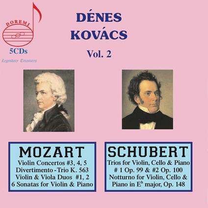 Denes Kovacs: Legendary Treasures Vol. 2 (5 Cd) - CD Audio