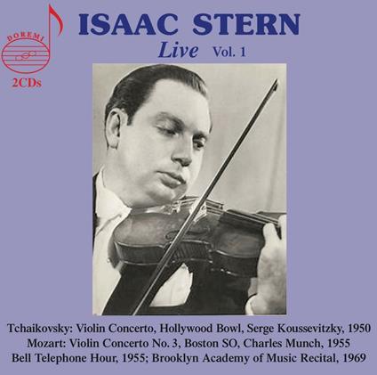 Live Vol. 1 - CD Audio di Isaac Stern