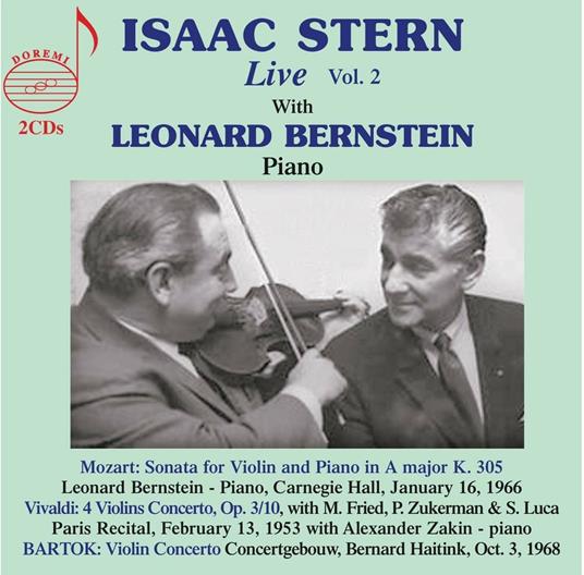 Live Vol. 2 - CD Audio di Isaac Stern