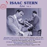 Isaac Stern: Live, Vol. 4