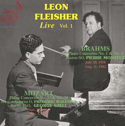 Leon Fleisher: Live, Vol. 1 (2 Cd) - CD Audio