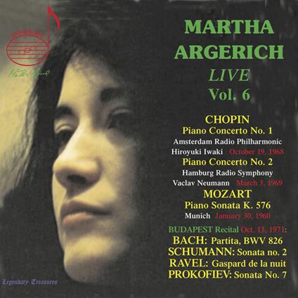 Martha Argerich Live, Vol. 6 (2 Cd) - CD Audio di Martha Argerich