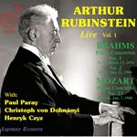Arthur Rubinstein Live, Vol.1: Brahms, Mozart, Chopin (2 Cd)