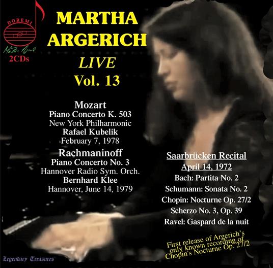 Live Vol. 13 - CD Audio di Martha Argerich