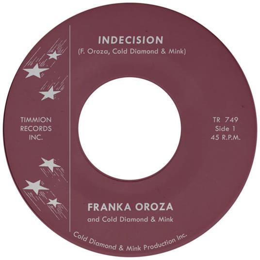 Indecision (Pink Vinyl) - Vinile 7'' di Franka Oroza