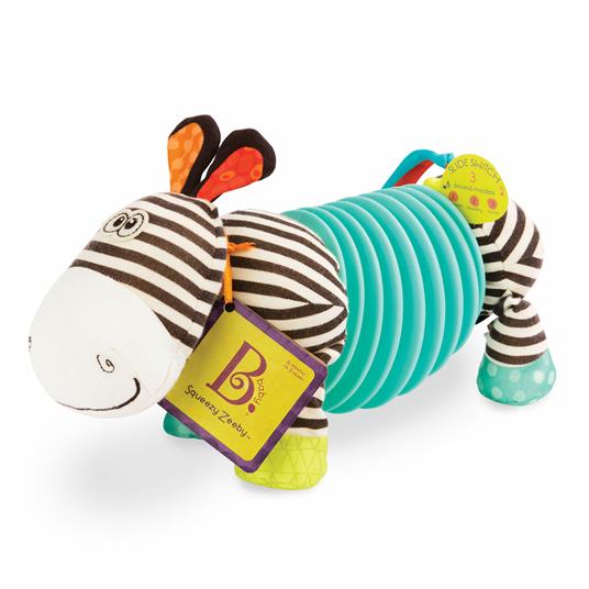 B.Toys giochi Baby Bx1534Gtz. Soft Zebra. Fisarmonica
