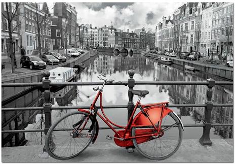 Educa Serie Coloured B&W. Amsterdam. Puzzle Bianco e Nero per Adulti. 1000 Pezzi. RIF. 14846, No Color - 2