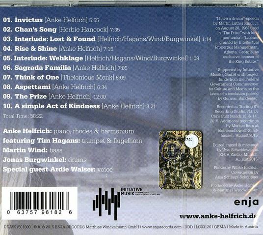 Dedication - CD Audio di Anke Helfrich - 2