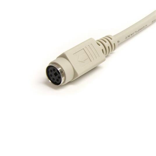 StarTech.com 6 ft. PS/2 Keyboard/Mouse Extension Cable cavo PS/2 1,83 m Beige - 2