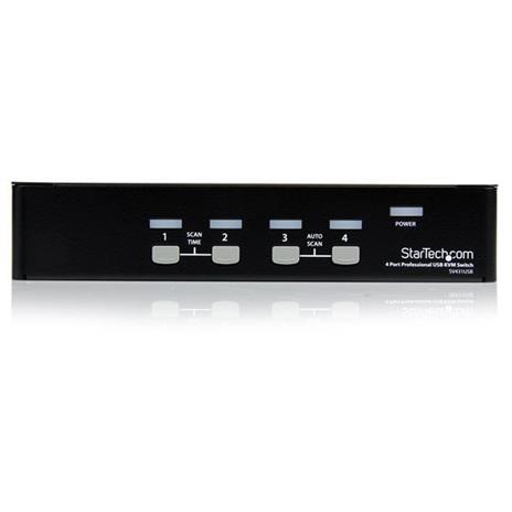 StarTech.com Switch KVM professionale VGA USB a 4 porte con hub - 2