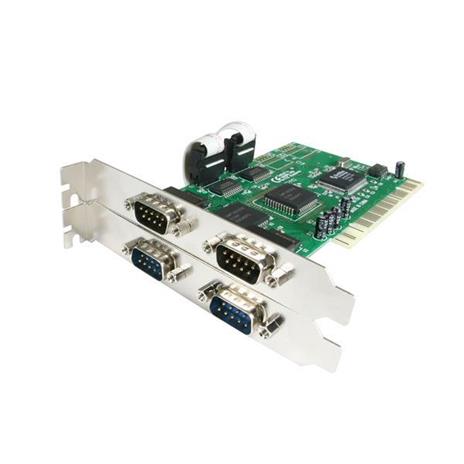StarTech.com Scheda seriale PCI a 4 porte RS-232 con 16550 UART