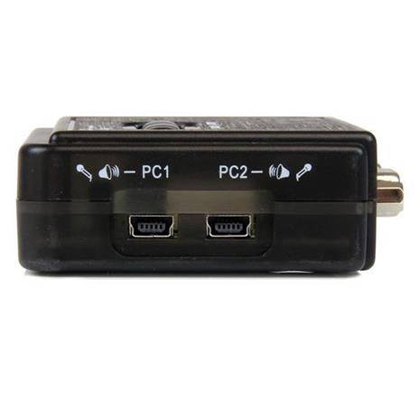 StarTech.com Switch KVM a 2 porte VGA USB con audio e cavi - Commutatore VGA USB a doppia porta - 2