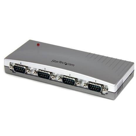 StarTech.com Hub Adattatore USB a seriale DB9 RS232 a 4 porte