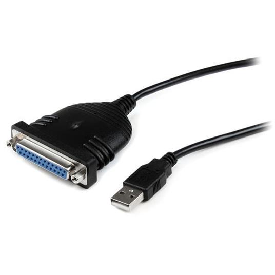 StarTech.com Cavo adattatore stampante USB a parallela DB25 - 1,80 m - M/F - 2
